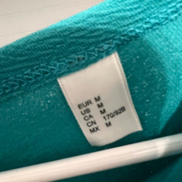 Teal flutter sleeve dress - Picture 4 of 4